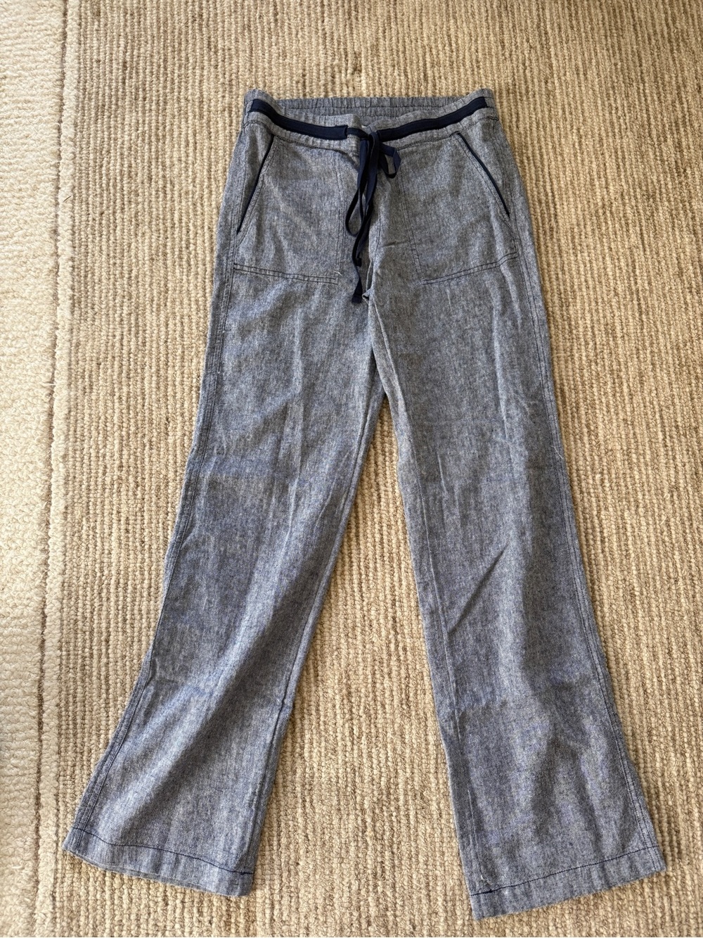 Caslon Blue Drawstring Pants